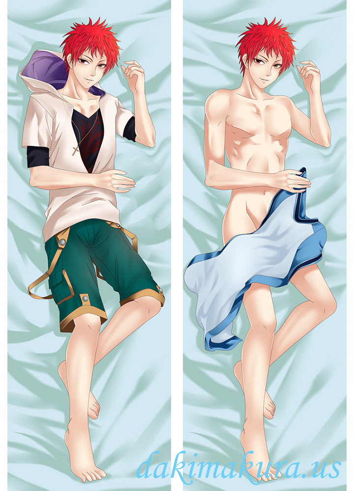 Seijuro Akashi - Kuroko no Basket Male Anime Dakimakura Japanese Love Body Pillow Case